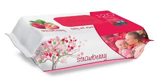 Strawberry wipes (120pcs)