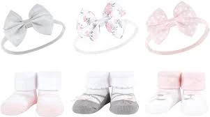 Too cute socks with headband set